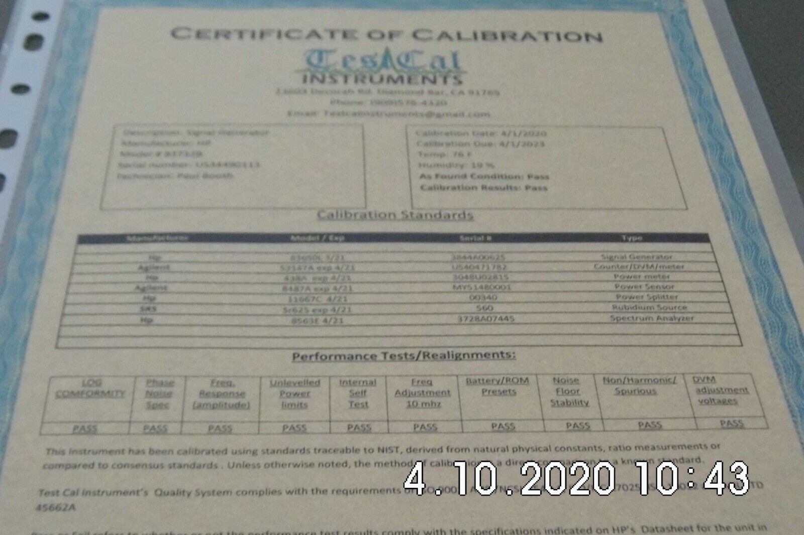 Agilent HP 83732B 1E1,1E8 20GHz Synth. CW Generator Cal w/data, 3 in stock. Agilent HP 83732B 1E1,1E8 20GHz Synth. CW Generator Cal w/data, 3 in stock.